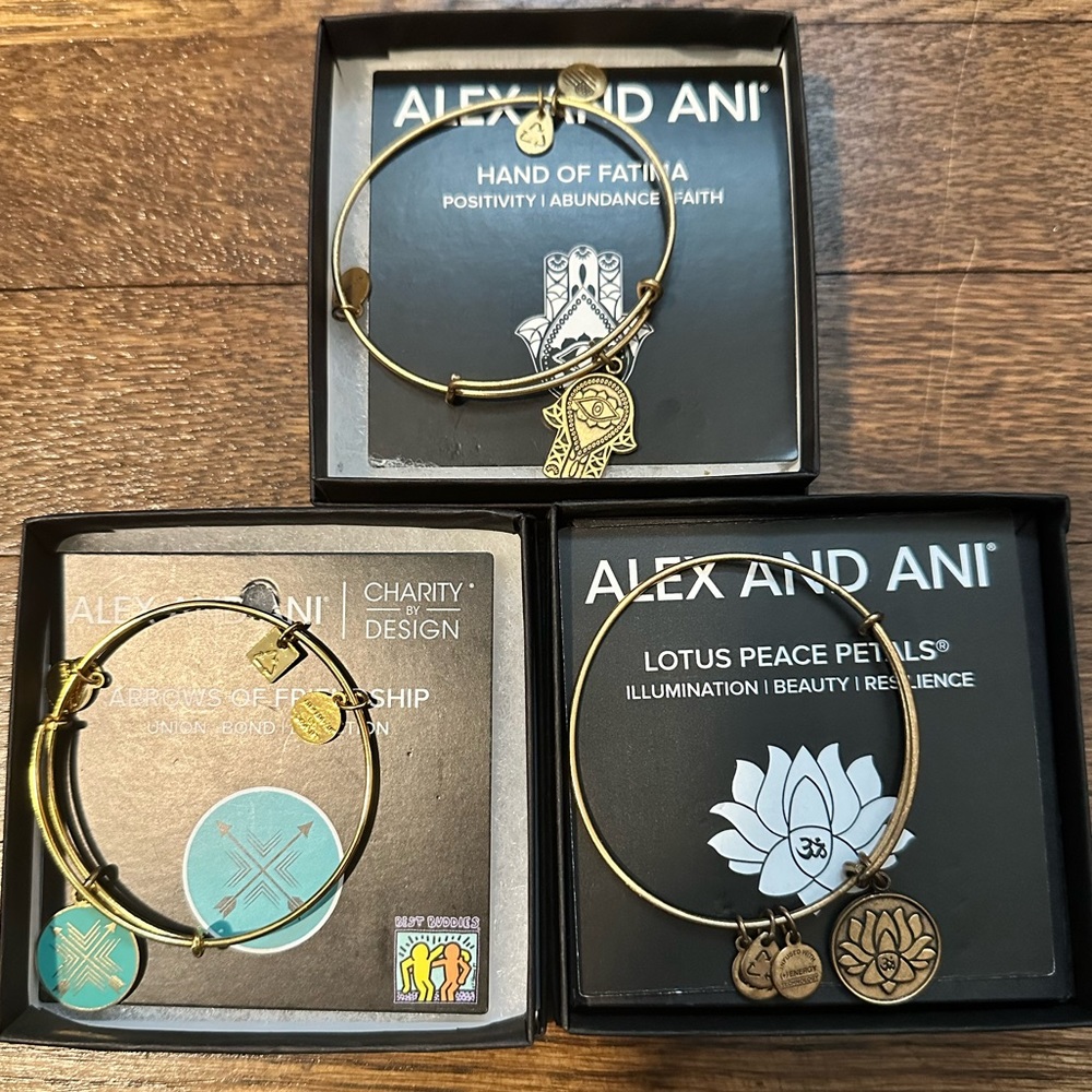 Alex and Ani bracelets